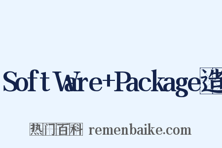 SoftWare+Package造句是什么意思的图片